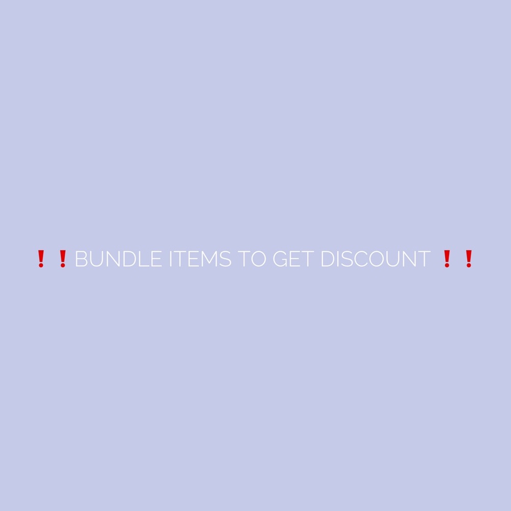 Bundles are welcomed